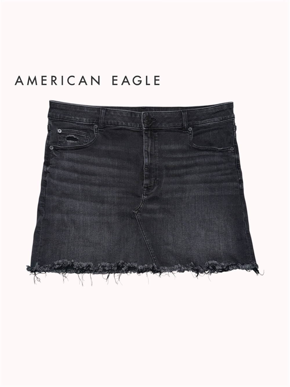 American Eagle denim mini skirt